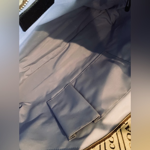 Coach Lozenge Khaki/Brown Large LogoTote NWOT - Picture 8 of 15